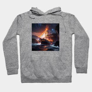 Vintage Ship Vulcan Magma Hoodie